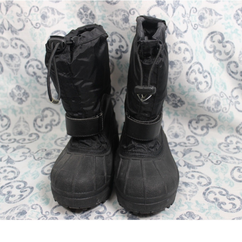 Columbia Kids Black Waterproof 400g Insulated Snow Boots BC1324-012 Size 13 - Picture 3 of 10
